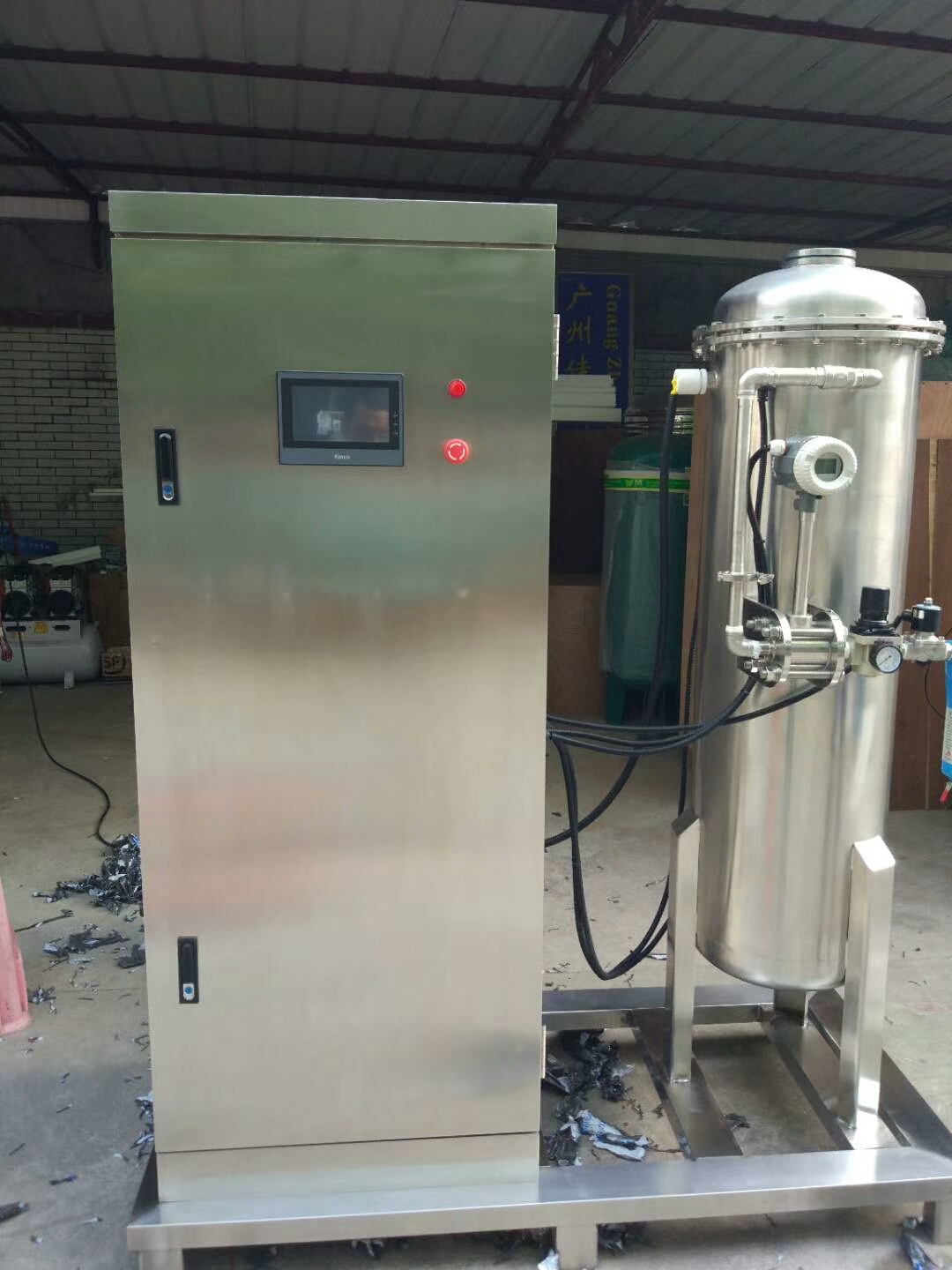 污水處理裝置臭氧發生器的工作原理